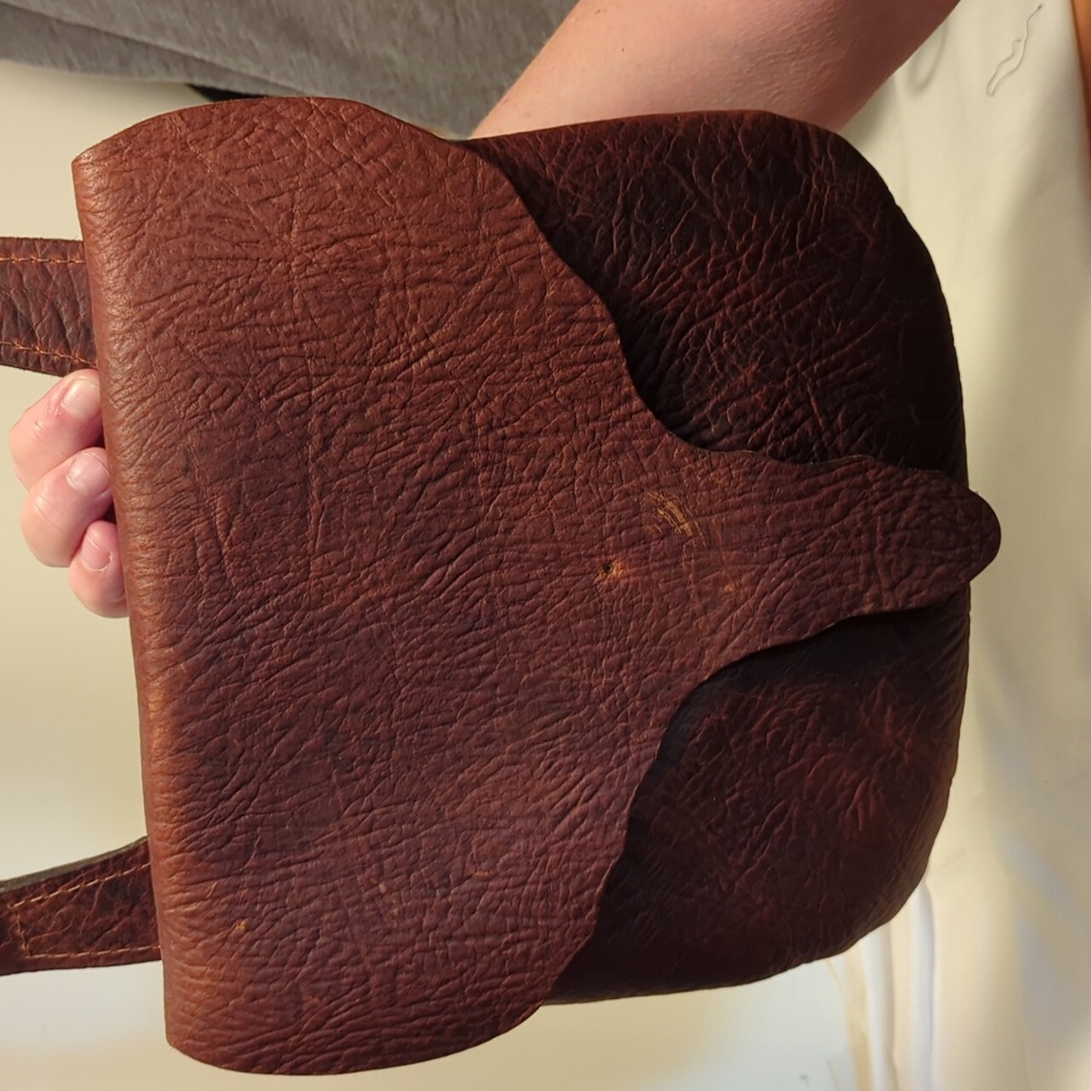 Leather handmade possibles bag
